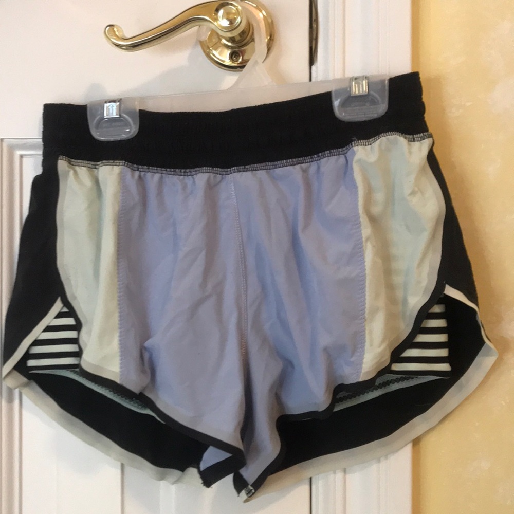 LuluLemon size 2 purple & black shorts